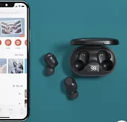 Навушники бездротові Lenovo TWS XT91 Thinkplus Live Pods чорні - мініатюра 6