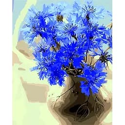 Картина за номерами ZiBi Art Line Небесні волошки 40х50 см (ZB.64123)