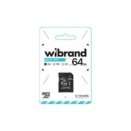 Карта пам'яті Wibrand 64GB mictoSD class 10 UHS-I (WICDXU1/64GB-A) - мініатюра 2