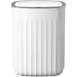 Ведро для мусора JAH Nordic сенсорное 12 л бело-серое (JAH5811)
