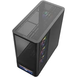 Корпус Modecom VOLCANO AQ500 ARGB MIDI FRONT LCD 6,2”, 4x120 мм fans BLACK без БЖ ATX (MC-A-AQ500-4FA-B) - мініатюра 6