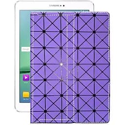 Чехол StatusCASE из экокожи для планшета Samsung Galaxy Tab S2 9.7 2016 (T819) Фиолетовый ромб