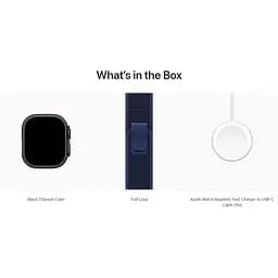 Смарт-годинник Apple Watch Ultra 2 49mm Black Titanium Case with Blue Trail Loop S/M (MYTJ3+MYQ73) [114887] - мініатюра 4