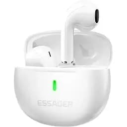 Наушники Essager (color box) Shining TWS bluetooth earphones беспроводные белые