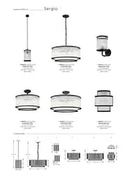 Люстра SERGIO P0528-01F-P7AC Zuma Line - мініатюра 2