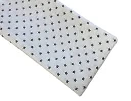 Хлопковая пеленка Moontime 100х80см "Звезды графитовые на сером"