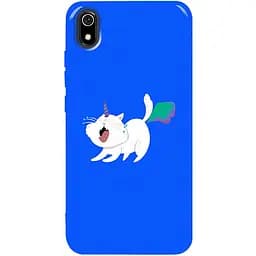 Чохол-накладка Toto Pure TPU 2 mm Print Case Xiaomi Redmi 7A #6 Cat Puk Blue