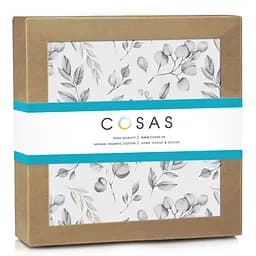 Пелюшки фланелеві Cosas Steppe Flowers 80х100 см, сірі