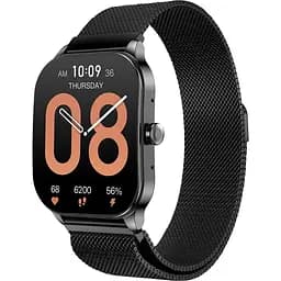 Ремінець 22 мм міланська петля BeWatch для Amazfit Pop 3S/3R Чорний (1020201.2)