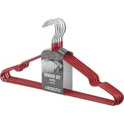 Набір вішалок Ardesto 40.5 см 10 шт червоний (ARHC2810R)