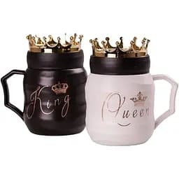 Набір чашок Jumbo King & Queen керамічний 2 шт.