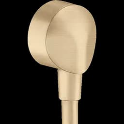 Шланговое подсоединение Hansgrohe Fixfit E без обратного клапана Brushed Bronze 27454140, Бронза