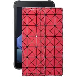 Чехол StatusCASE из экокожи для планшета Samsung Galaxy Tab Active 3 Красный ромб