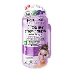 Біo маска Eveline Power Shake Mask, зволожуюча, з пробіотиками, 10 мл