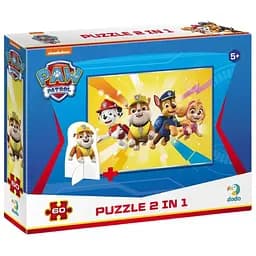 Детские Пазлы Paw Patrol Отважная четверка DoDo 200164 60 элементов, с фигуркой