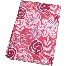 Полотенце вафельное MirSon №505 Waffle Red flowers 90х45 см (2200006739654)