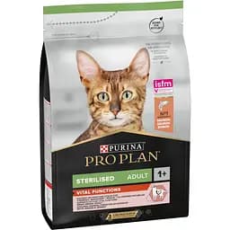 Сухий корм для стерилізованих котів Purina Pro Plan Sterilised, з лососем, 3 кг (12398595) - мініатюра 2