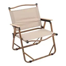 Стілець для кемпінгу складаний Lugi з алюмінієвим каркасом бежевий HP-SY-1