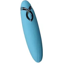 Вибратор FairyGasm PleasureArrow 11.5 см голубой