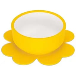 Мисочка силіконова BABOO 9-021 від 6 місяців з основою-присоскою Жовта (5057778090219)
