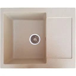Гранітна кухонна мийка Romzha Janta 62 Bezhvy (402) з крилом