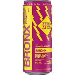 Уцінка. Напій енергетичний Bronx гранат 0.33 л з/б 