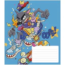 Зошит учнівський Школярик Oops у клітинку 12 аркушів 30 шт. (012-3261K) - мініатюра 5