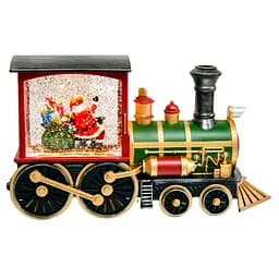 Новорічний нічник XMAS 2110 Snow Water Lantern, лід нічник на батарейках у дитячу | нічник на батарейках (ST) - мініатюра 4