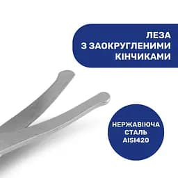 Ножиці дитячі з ковпачком Chicco рожеві (05912.10) - мініатюра 3