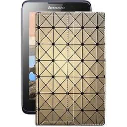 Чехол StatusCASE из экокожи для планшета Lenovo Idea Pad A3500 Золотой ромб