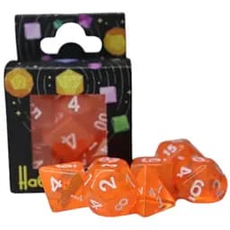 Набор кубиков Transparent 7 Dice Set - Orange , 7 шт. (g7dtran03)