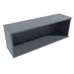 Полиця навісна Еверест ПЛН-2, 80x22x28 см Лайт Графіт (EVR-4908)