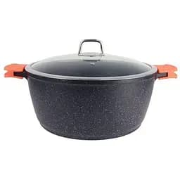 Кастрюля Bohmann BH 7350-30 MRB с антипригарным покрытием, двойным дном из литого алюминия с крышкой