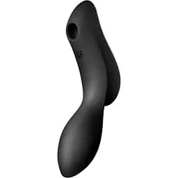 Вакуумный стимулятор с вибрацией Satisfyer Curvy Trinity 2 Black