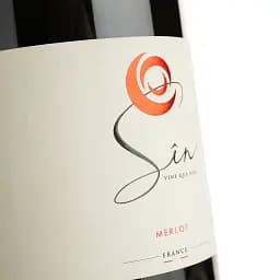 Упаковка вина Sin Merlot Vin de France червоне сухе 4.5 л (0.75 л х 6 шт.) - мініатюра 4