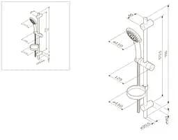 Душовий комплект AM.PM Like F0180000 - мініатюра 8
