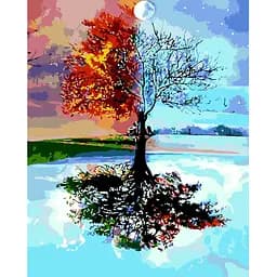 Картина по номерам ZiBi Art Line Отображение 40х50 см (ZB.64099)