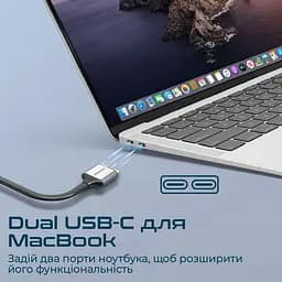 USB-Хаб Promate USB Хаб на 13 портів (versahub-mst.grey) - мініатюра 4