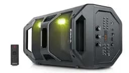 Колонка портативна 2.0 REAL-EL X-757 Black, 2 x 25 Вт, пластиковий корпус, Bluetooth, MicroSD / USB, FM-приймач, живлення від акумулятора, 8000мА * год, керування збоку - мініатюра 8