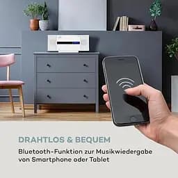 Стереосистема Auna V-20 DAB BT NFC CD MP3 USB (10031467) - мініатюра 4