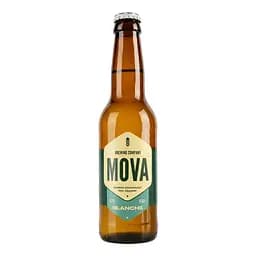 Пиво Mova Blanche пшеничне нефільтроване 0.33 л