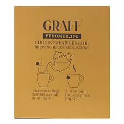 Чай чорний байховий Graff Winter story з корицею та яблуком у пакетиках 36 г (20 шт. х 1.8 г) - мініатюра 6