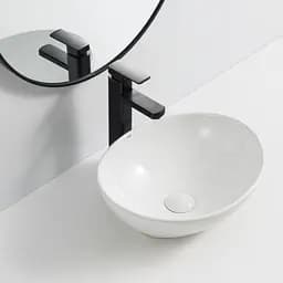 Умивальник накладний Mixxus Premium Ellipse-0107 345x265x120 мм MP6525, Білий - мініатюра 5