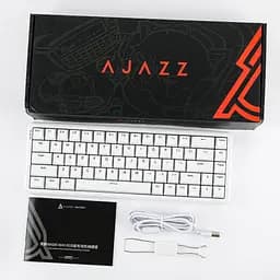 Ігрова дротова магнітна клавіатура AJAZZ AK680 MAX / RGB / Magnetic Switch / 8К / White - мініатюра 8