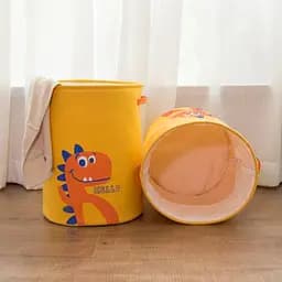 Кошик для іграшок 35х45 см Dino жовтий