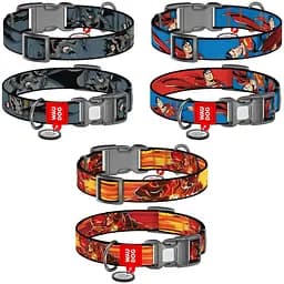 Нашийник для собак Waudog Nylon з QR паспортом Сила Супермена р.M 20 мм 28-40 см (281-1079) - мініатюра 12
