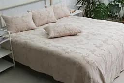 Покривало Tag Tekstil Gloria beige 160x240 см - мініатюра 3