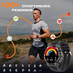 Годинник Smart Surf X Pro Black Steel, 2 ремінця - мініатюра 7