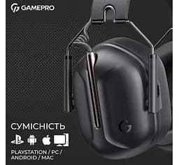 Игровые наушники GamePro HS-1350-B Genesis Hunter Black - мініатюра 12