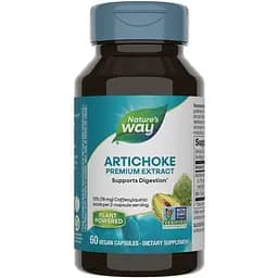 Натуральна добавка Nature's Way Artichoke Standardized, 60 вегакапсул